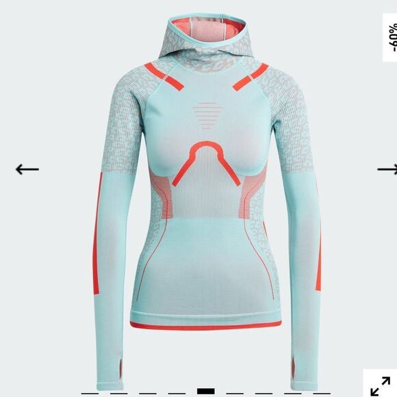 ADIDAS BY STELLA MCCARTNEY TRUE STRENGTH SEAMLESS TOP NWT XS - Picture 5 of 13